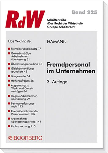 Fremdpersonal im Unternehmen Law