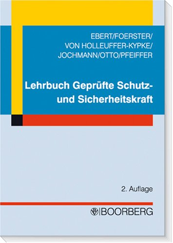 Lehrbuch Geprüfte Schutz- und Sicherheitskraft Law