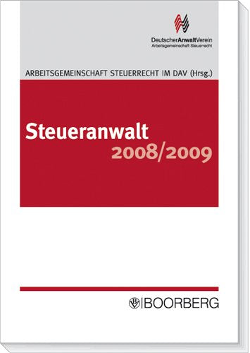 Steueranwalt 2008/2009 Law