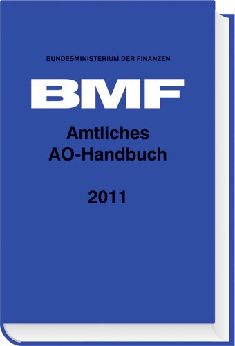 Amtliches AO-Handbuch 2011 Law