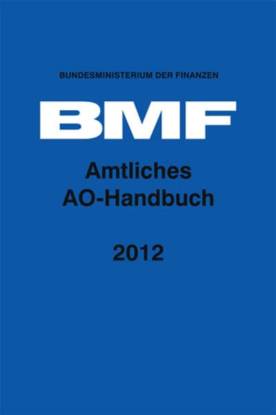 Amtliches AO-Handbuch 2012 Law