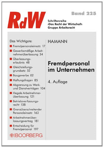 Fremdpersonal im Unternehmen: Alternativen zum Arbeitsvertrag Law