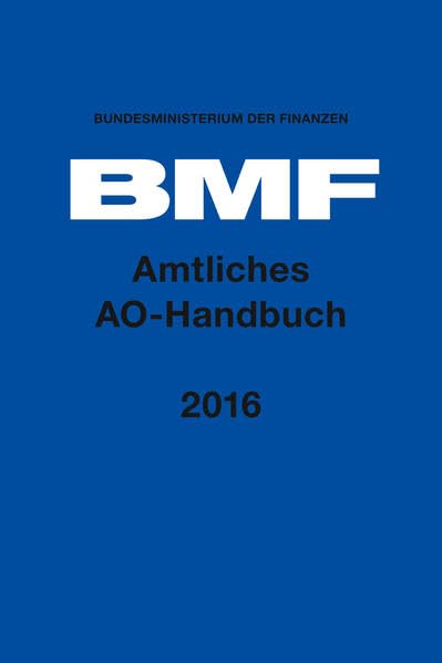 Amtliches AO-Handbuch 2016 Law