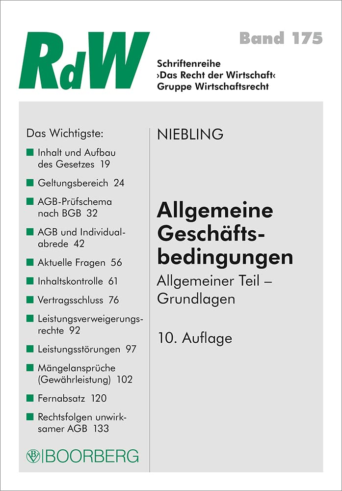 Allgemeine Geschäftsbedingungen Law