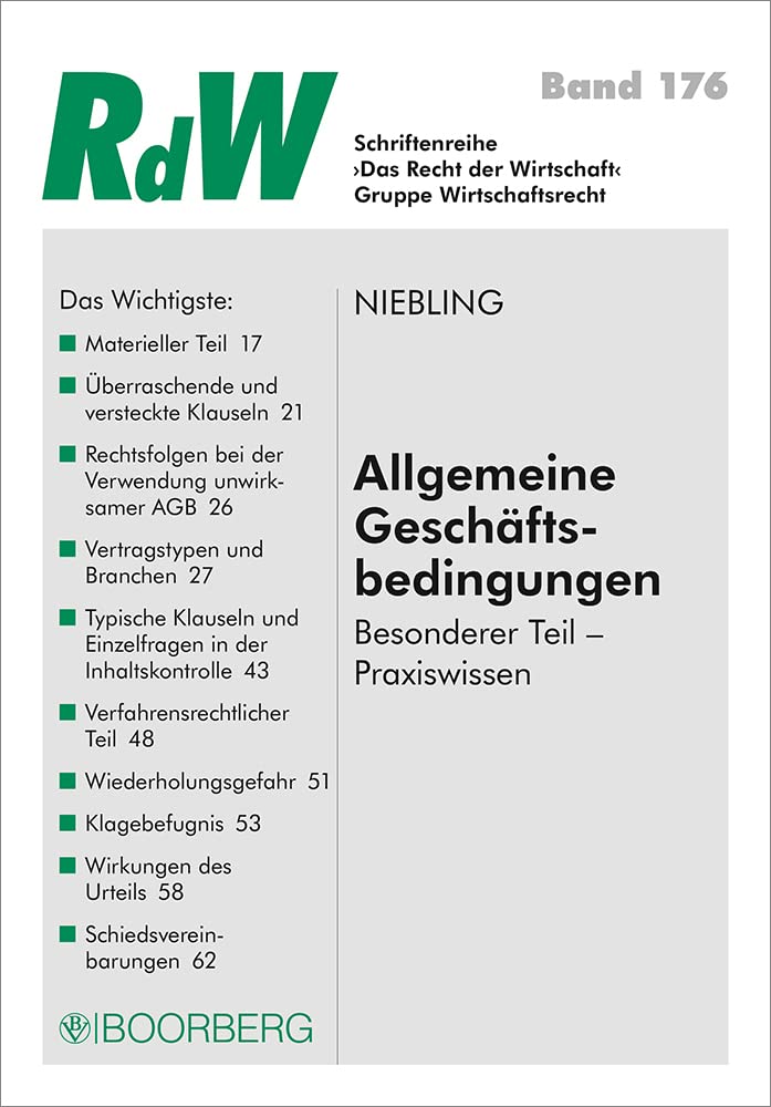 Allgemeine Geschäftsbedingungen Law