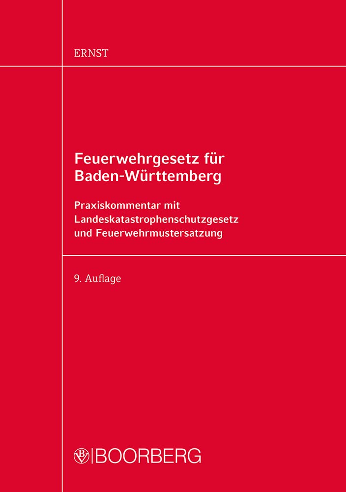 Feuerwehrgesetz für Baden-Württemberg Law
