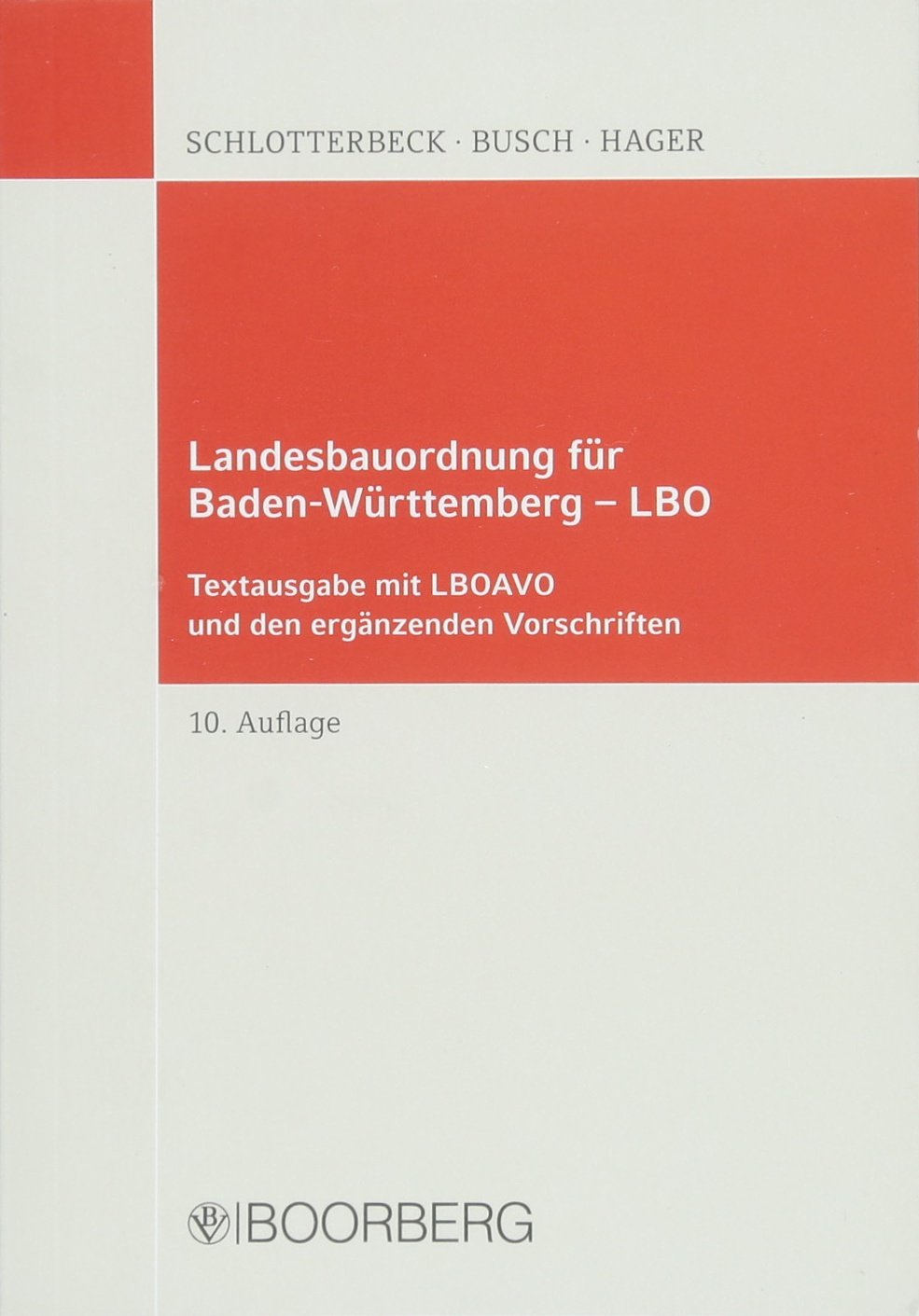 Landesbauordnung für Baden-Württemberg - LBO Law