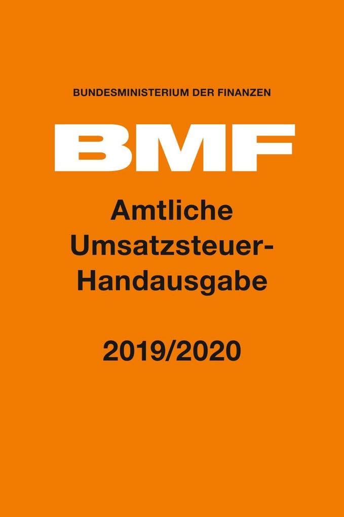 Amtliche Umsatzsteuer-Handausgabe 2019/2020 Law