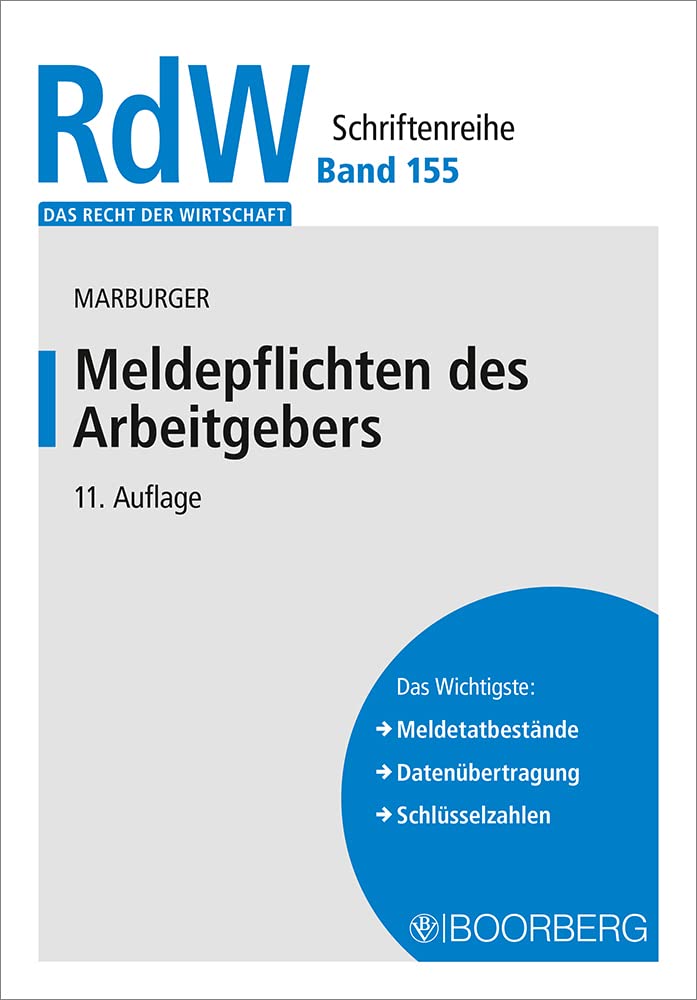 Meldepflichten des Arbeitgebers Law