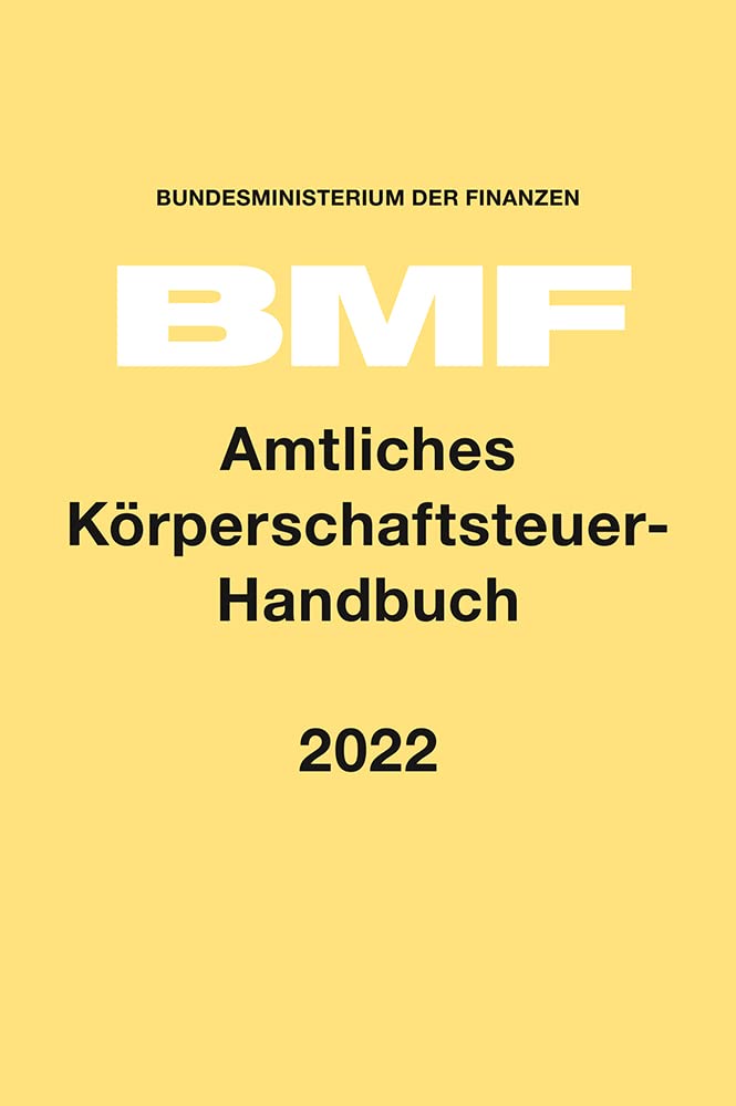 Amtliches Körperschaftsteuer-Handbuch 2022 Law