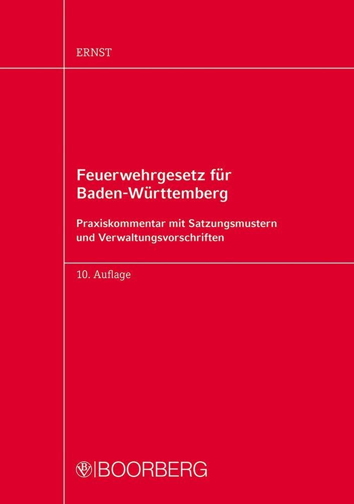 Feuerwehrgesetz für Baden-Württemberg Law