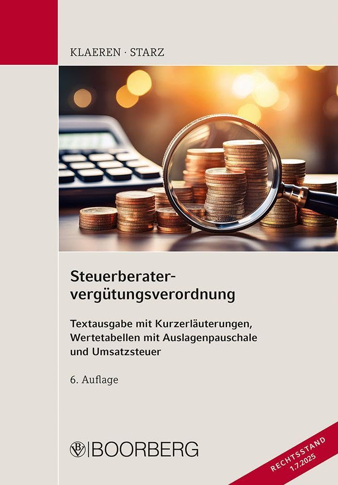Steuerberatervergütungsverordnung Law