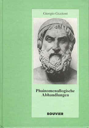 Phainomenallogische Abhandlungen Philosophy
