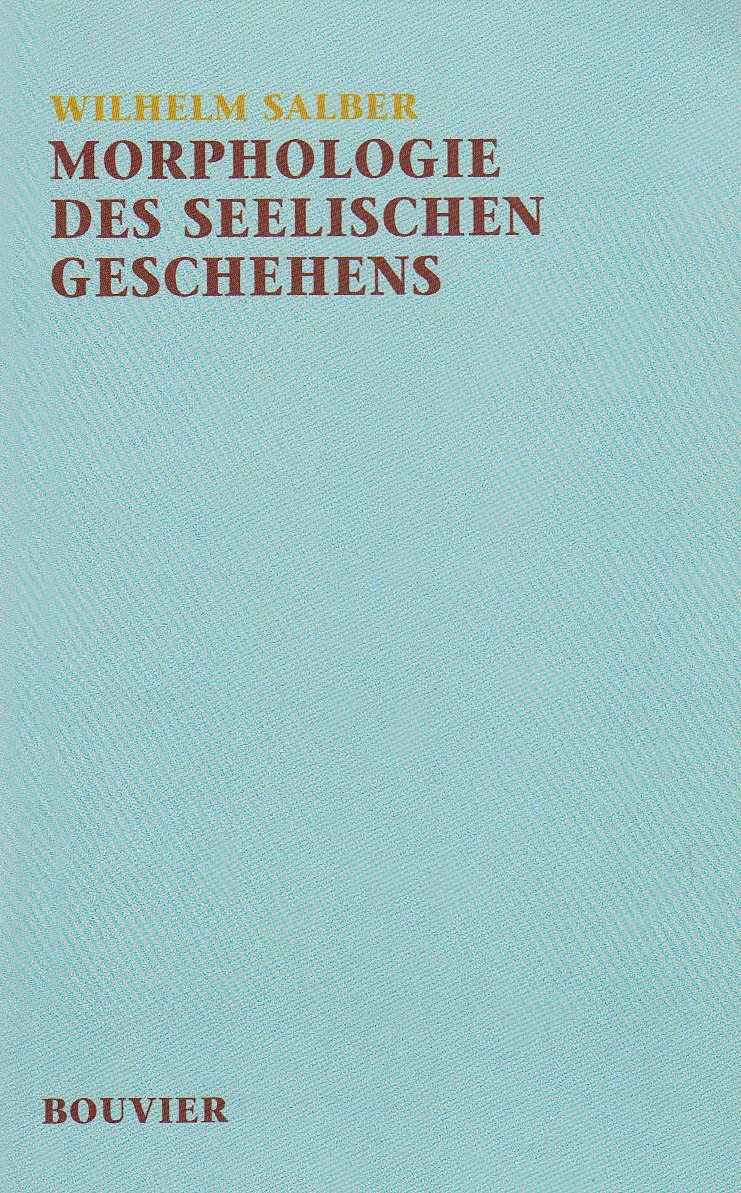 Morphologie des seelischen Geschehens: Werkausgabe Band 3 book