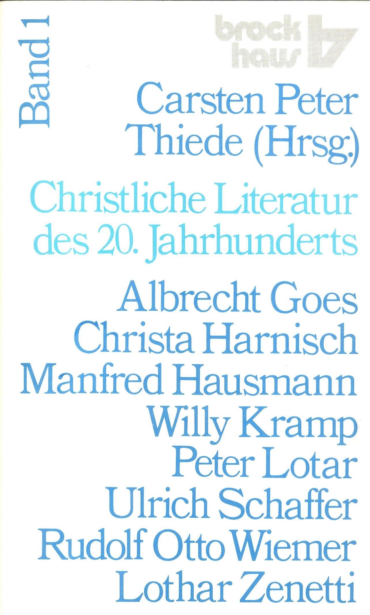 Christliche Literatur des 20. Jahrhunderts (RBtaschenbücher) Books