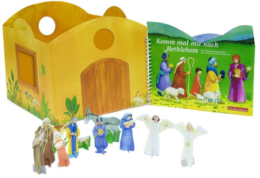 Komm mal mit nach Bethlehem: Die Weihnachtsgeschichte zum Vorlesen und Nachspielen Sheet Music