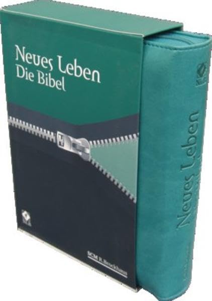 Neues Leben. Die Bibel. Taschenausgabe petrol, Reißverschluss im Schuber Religion & Esotericism