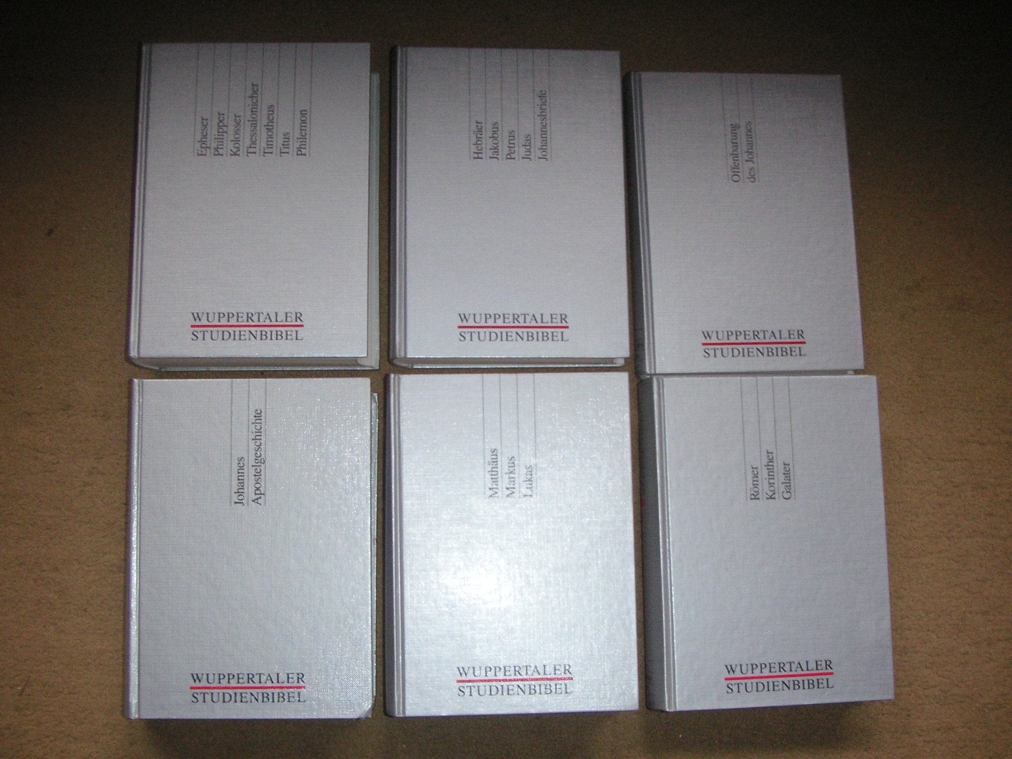 Wuppertaler Studienbibel NT Books