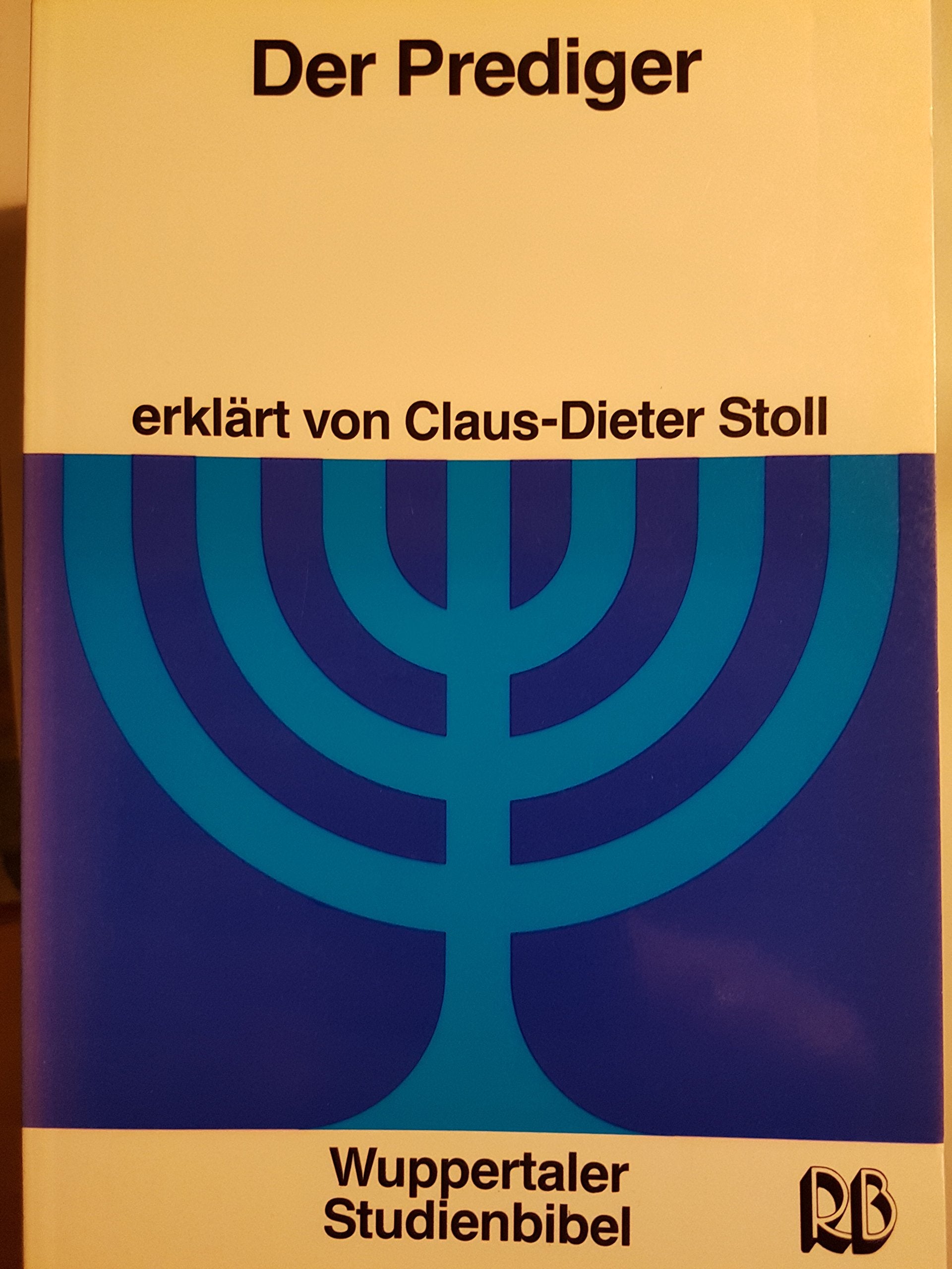 Wuppertaler Studienbibel, AT, Sonderausgabe, Der Prediger Religion & Esotericism