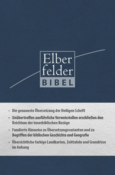 Elberfelder Bibel - Taschenausgabe, ital. Kunstleder blau Religion & Esotericism