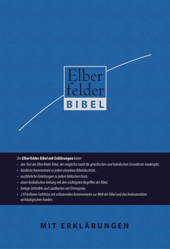 Elberfelder Bibel mit Erklärungen - Kunstleder, mit Reißverschluss Religion & Esotericism