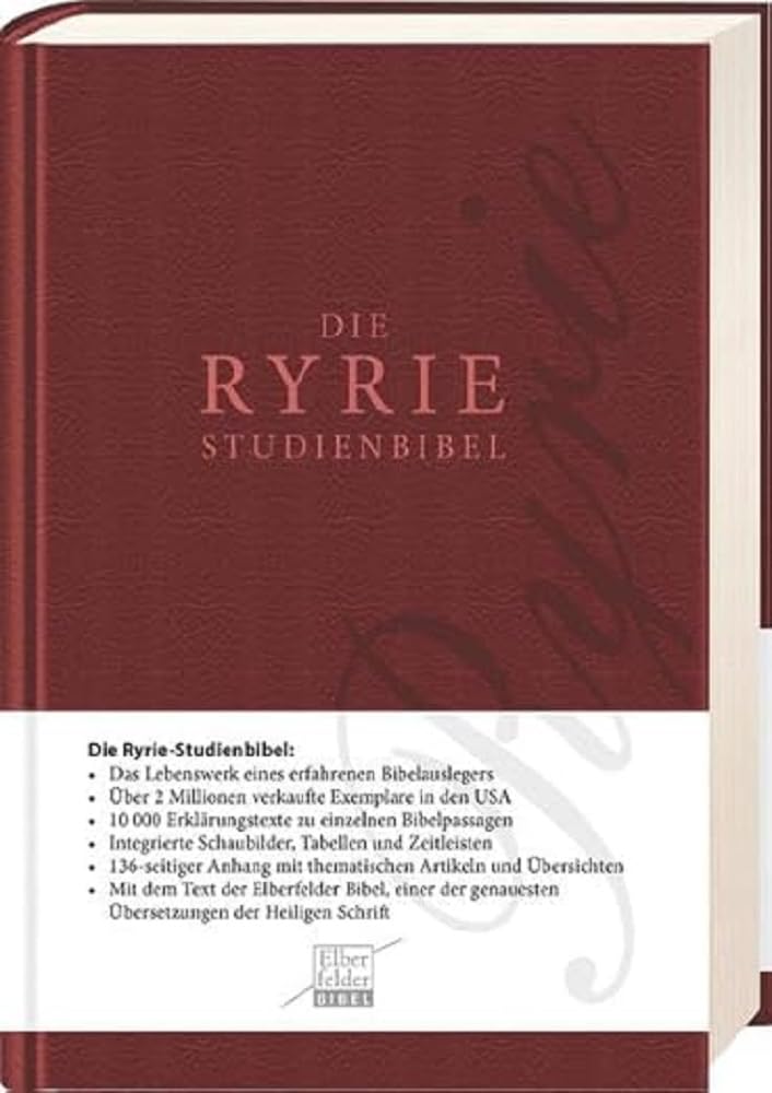 Ryrie-Studienbibel - ital. Kunstleder book
