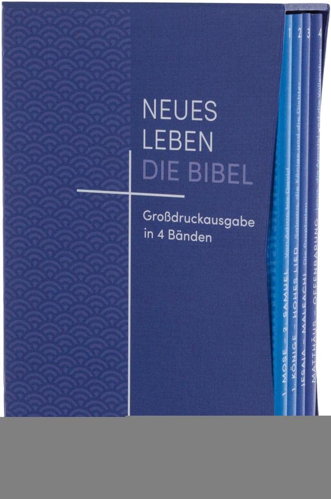 Neues Leben. Die Bibel, Großdruckausgabe 4 Bände mit Registerstanzung book