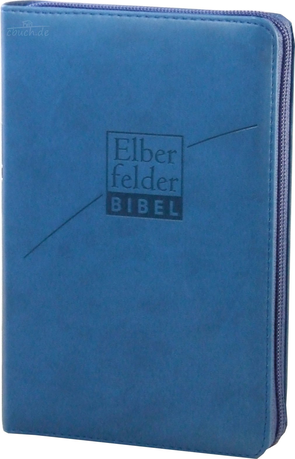 Elberfelder Bibel - Taschenausgabe, ital. Kunstleder blau, mit Reißverschluss Religion & Esotericism