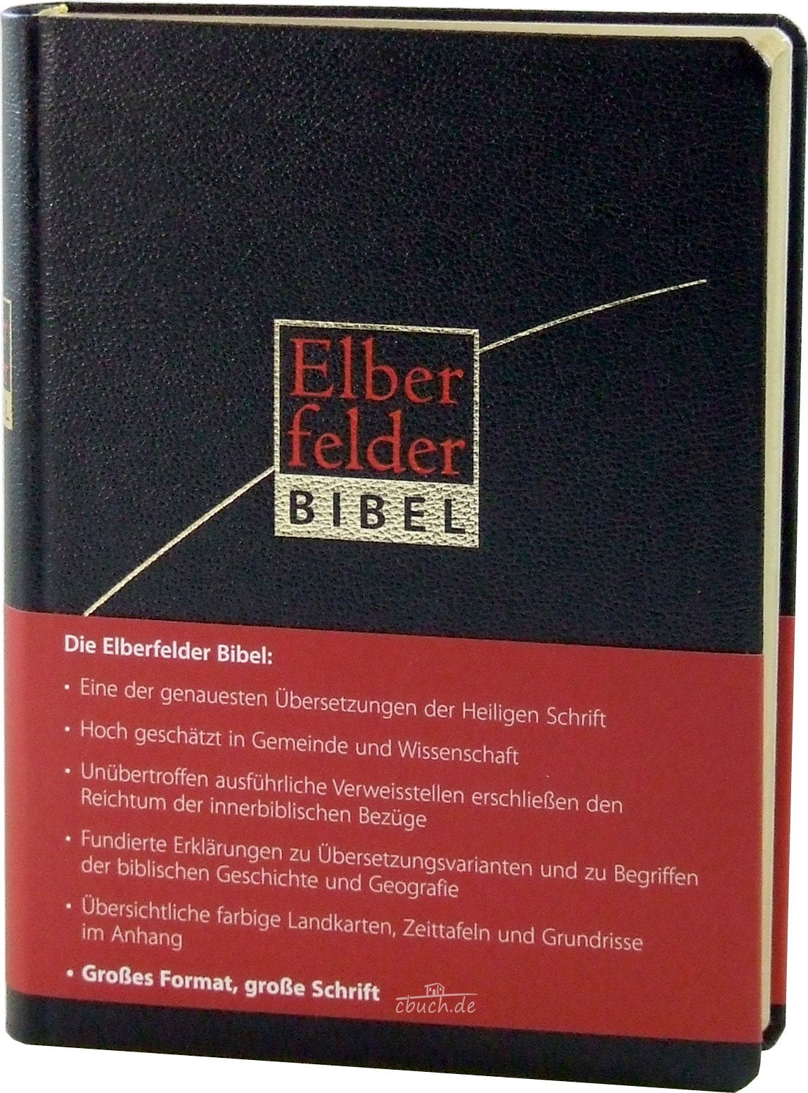 Elberfelder Bibel - Großausgabe, Leder, Goldschnitt Film, Art & Culture