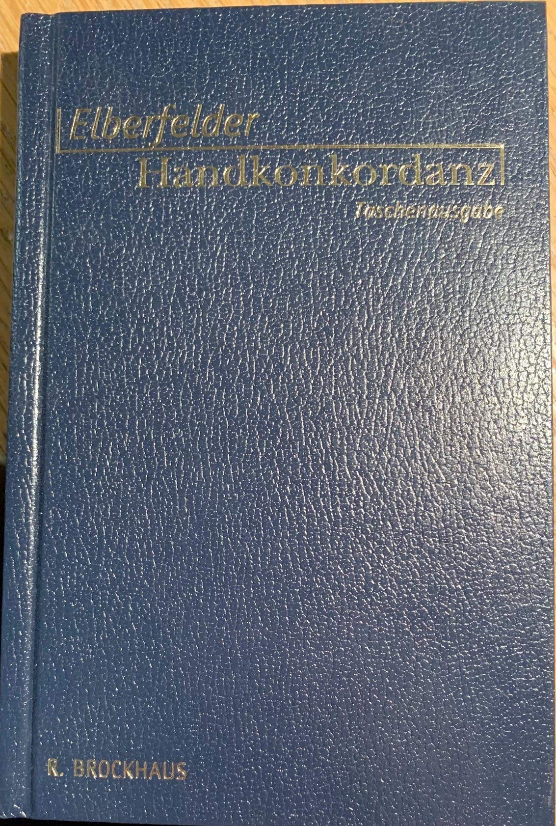 Elberfelder Handkonkordanz: Taschenausgabe Books