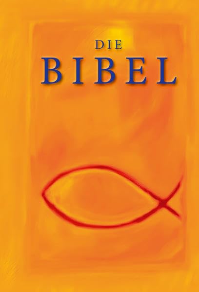 Elberfelder Bibel - alte Rechtschreibung - Taschenausgabe Fisch orange Religion & Esotericism
