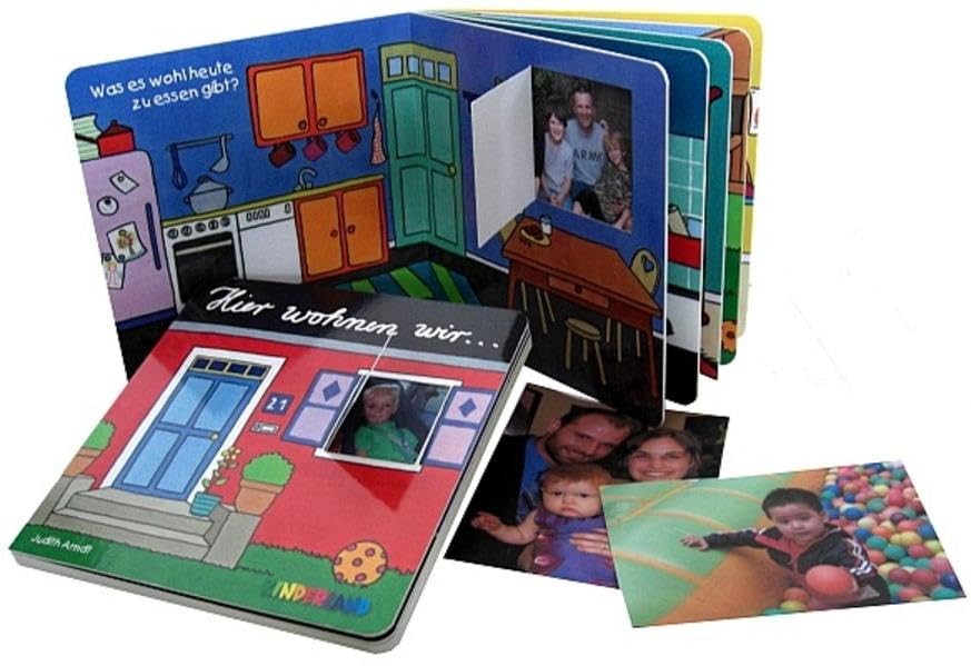 Hier wohnen wir ...: Fotoeinsteckbuch Children's books