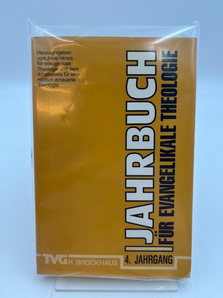 Jahrbuch für evangelikale Theologie: 1990 Books