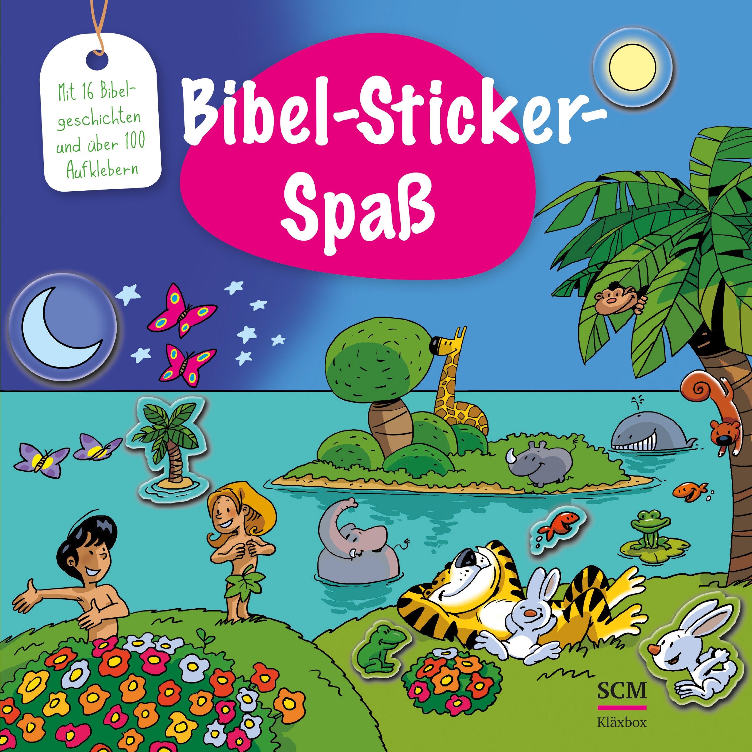 Bibel-Sticker-Spaß: Mit 16 Bibelgeschichten und über 100 Aufklebern Religion & Esotericism