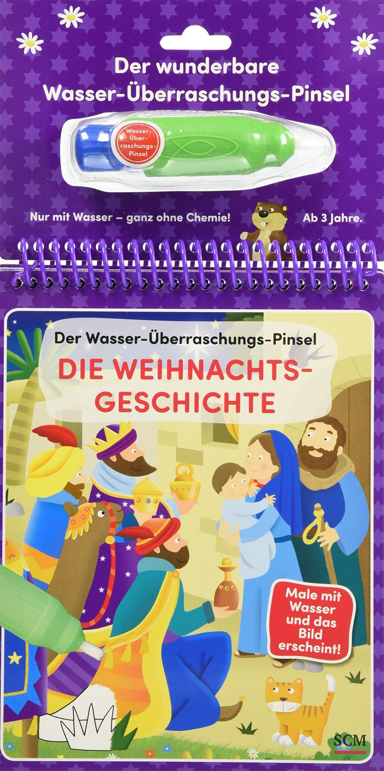Der Wasser-Überraschungs-Pinsel - Die Weihnachtsgeschichte book