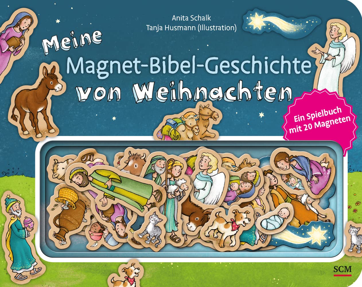 Meine Magnet-Bibel-Geschichte von Weihnachten: Ein Spielbuch mit 20 Magneten (Magnet-Bibel-Geschichten) Children's books