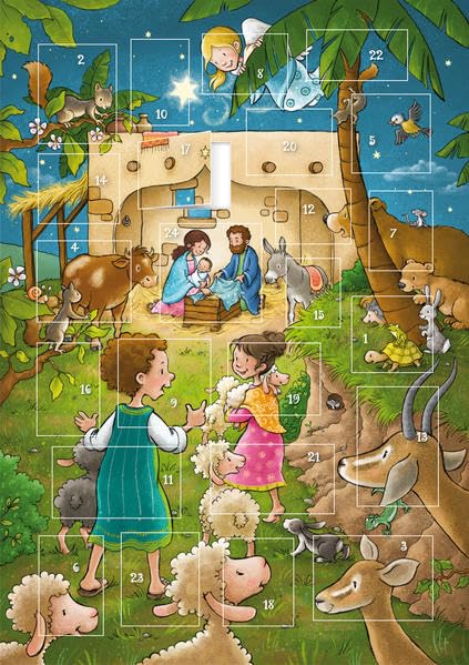 Der magnetische Adventskalender: zum Spielen (Weihnachten für Kinder - Magnetische Adventskalender) Calendars