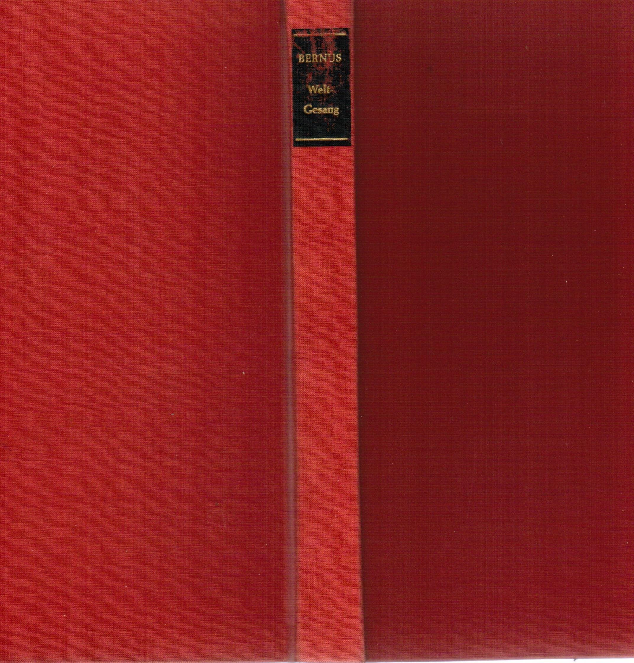 Weltgesang. Ein Gedichtwerk Books