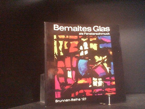 Bemaltes Glas als Fensterschmuck. Gemalt auf Glas und Acryl Film, Art & Culture