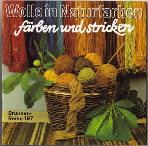 Wolle in Naturfarben färben und stricken. Hobbies & Crafts