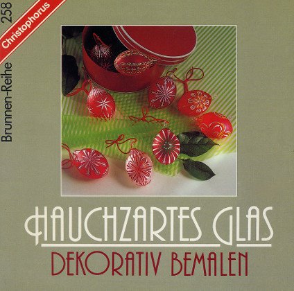 Hauchzartes Glas dekorativ bemalen Film, Art & Culture