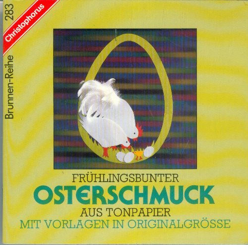 Brunnen-Reihe, Frühlingsbunter Osterschmuck aus Tonpapier Hobbies & Crafts