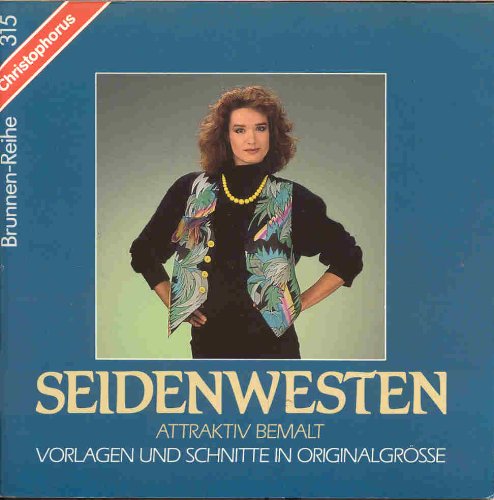 Seidenwesten attraktiv bemalt. Vorlagen und Schnitte in Originalgröße. Hobbies & Crafts