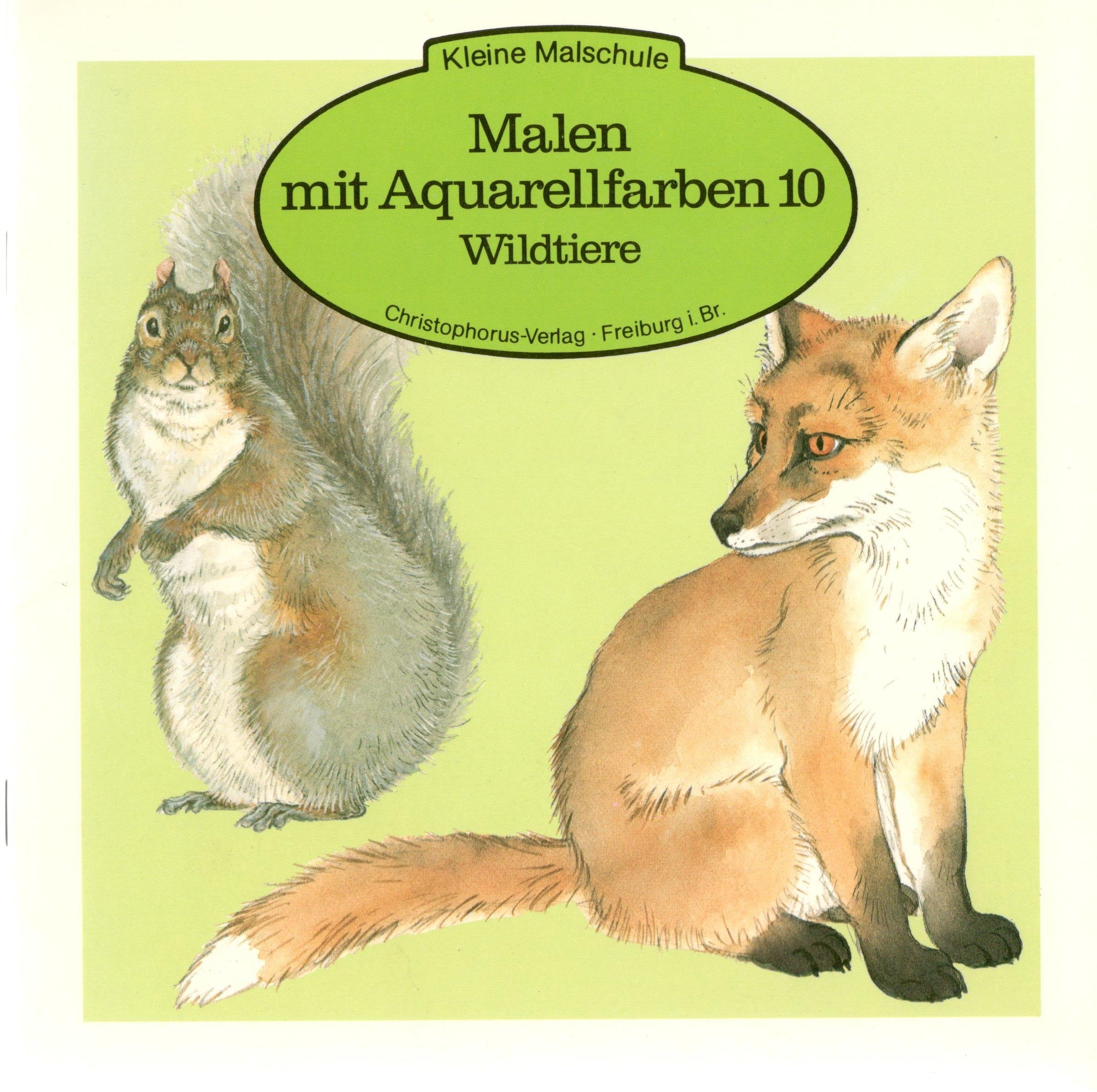 Product Image: Malen mit Aquarellfarben 10. Wildtiere