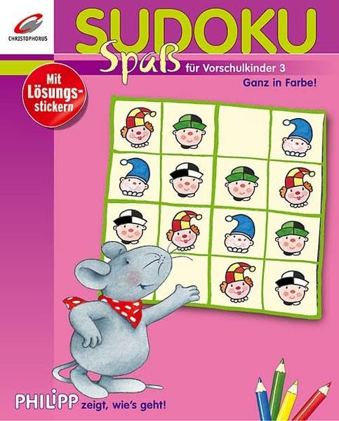 Sudoku Spaß für Vorschulkinder 3: Philipp zeigt, wie's geht! Children's books