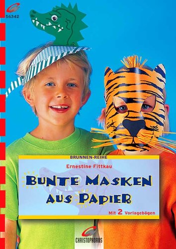 Brunnen-Reihe, Bunte Masken aus Papier Hobbies & Crafts