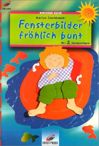 Brunnen-Reihe, Fensterbilder fröhlich bunt Hobbies & Crafts