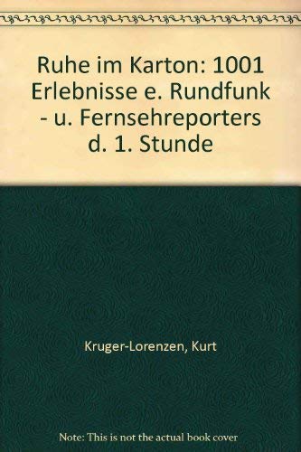 Ruhe im Karton Second-hand books on film, art and culture