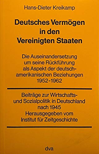 Deutsches Vermögen in den Vereinigten Staaten Books