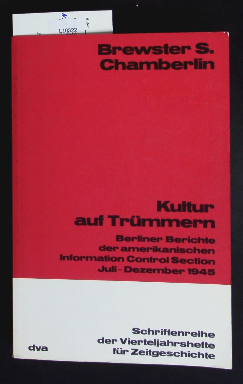 Kultur auf Trümmern Books